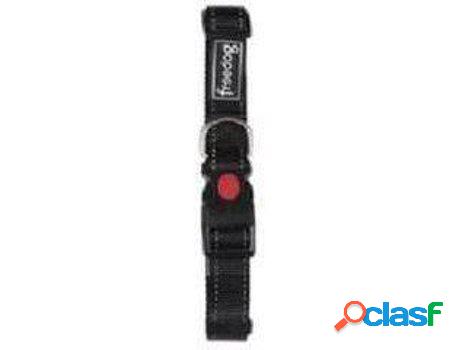 Collar para Perros FREEDOG Nylon Reflexivo Negro