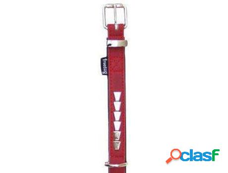 Collar para Perros FREEDOG Rock Rojo (2.5 x 55 cm)