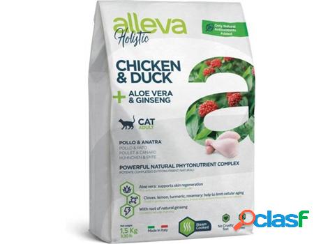 Comida para Gatos ALLEVA Holistic Chicken & Duck + Aloe Vera