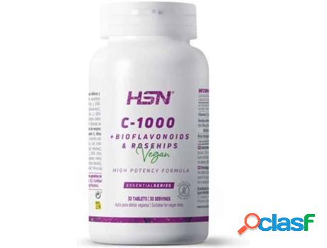 Complemento Alimentar HSN Vitamina C + Bioflavonoides + Rosa