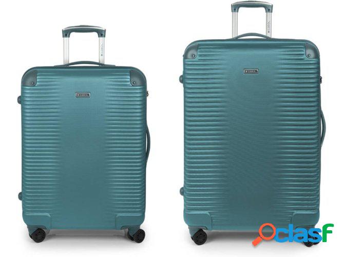 Conjunto 2 Maletas de Viaje GABOL Balance (140 L - Azul)