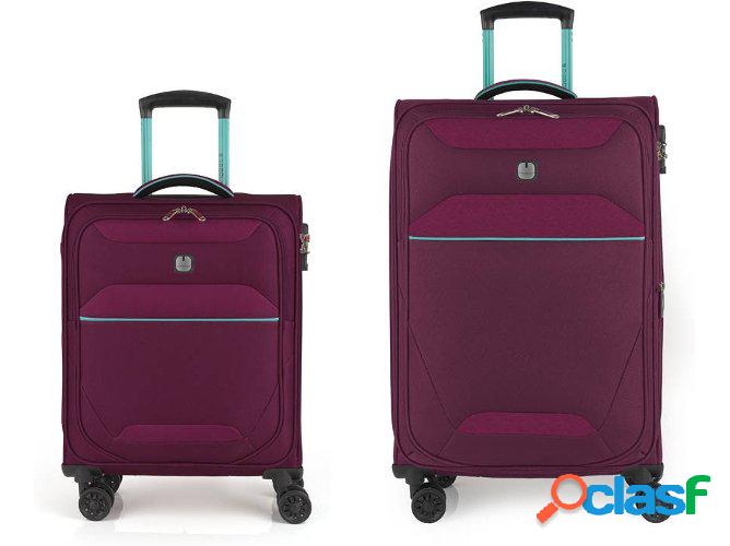 Conjunto 2 Maletas de Viaje GABOL Giro (103 L - Rojo)