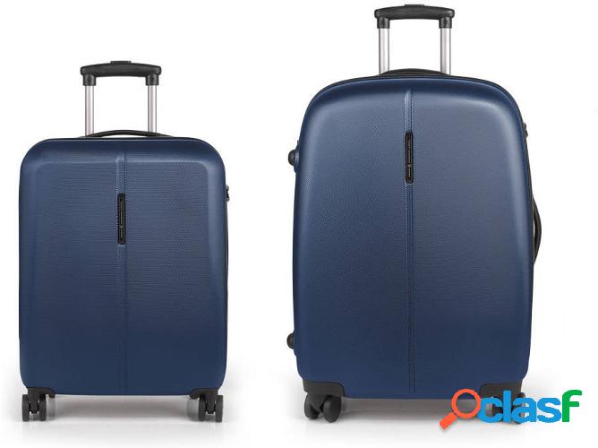 Conjunto 2 Maletas de Viaje GABOL Paradise (104 L - Azul)