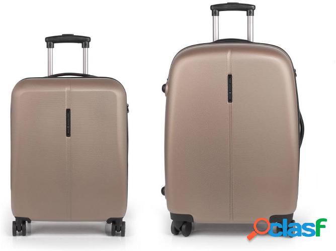 Conjunto 2 Maletas de Viaje GABOL Paradise (104 L - Beige)