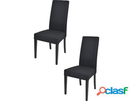 Conjunto de 2 Sillas T M C S Chiara (Negro - 99x46x55 cm -