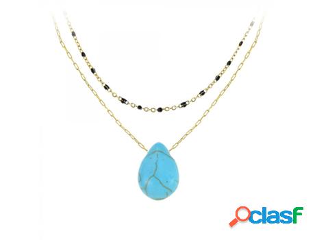 Conjunto de Collares SC_BOHEME (Acero - Dorado - 42cm)