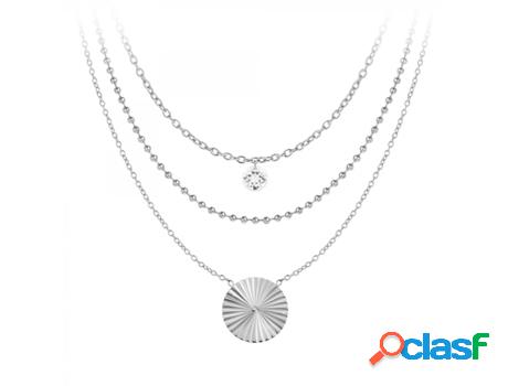 Conjunto de Collares SC_BOHEME Cristales (Acero - 35cm)