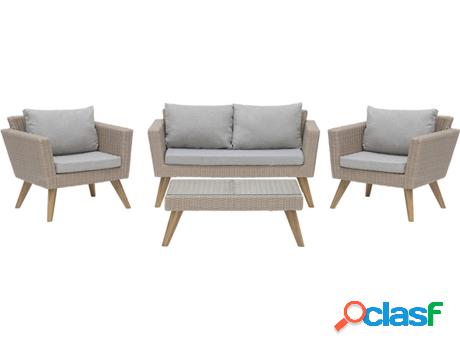 Conjunto de Jardín Vittoria (Gris - Polietileno -70x135x71
