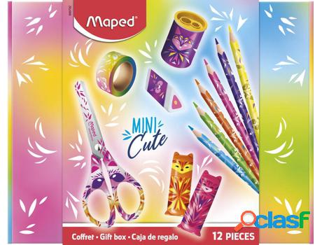 Conjunto de Papelaria MAPED Caja De Regalo Mini Cute (12