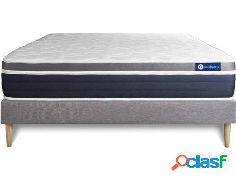 Conjunto de Somier + Colchón ACTISOM Actiflex Confort (Gris