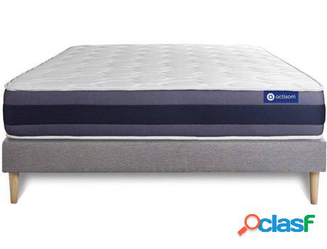 Conjunto de Somier + Colchón ACTISOM Actiflex Morpho (Gris