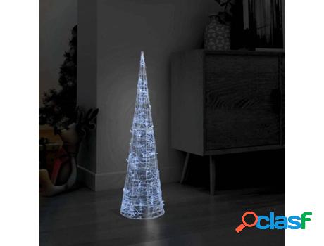 Cono de Iluminación VIDAXL luces LED (90x500cm - Blanco