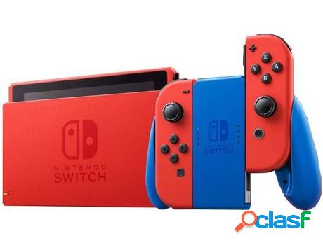Consola Nintendo Switch V2 (Mario Red & Blue Edition - 32