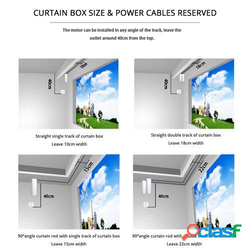 Controlador de cortina inteligente Motor de cortina