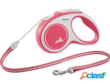 Correa para Perros FLEXI 187717 (Rosa - 800 cm - 247 g -