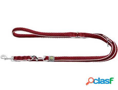 Correa para Perros HUNTER Mango Roscado Ajustable Rojo (2 m)