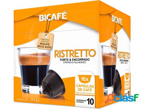 Cápsulas de Café BICAFÉ Ristretto (16 cápsulas)