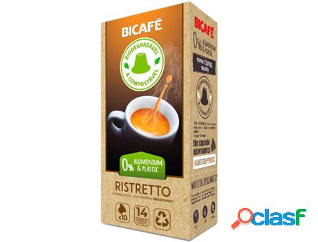 Cápsulas de Café BICAFÉ Ristretto biodegradable (10