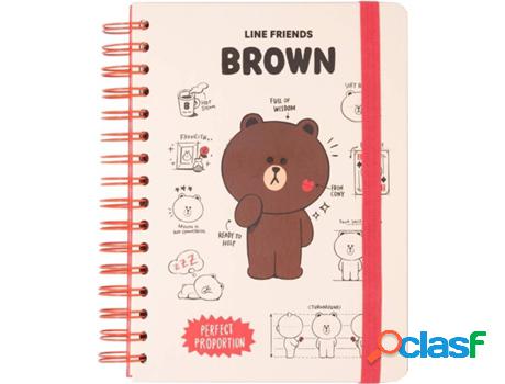 Cuaderno LINE FRIENDS Bullet (A5 - 14.8x21cm)