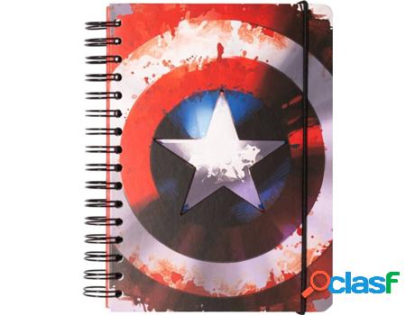 Cuaderno MARVEL El Capitán América (A5 - 14.8x21cm)