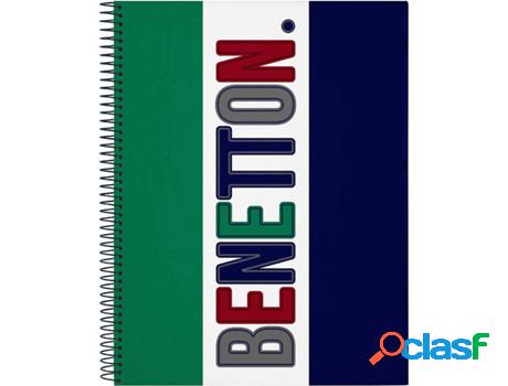 Cuaderno UNITED COLORS OF BENETTON 63561 Azul Mariño (A4)