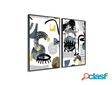 Cuadro DEKOARTE Abstracto, Vivo, Picasso (100x70 cm)