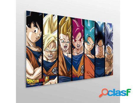 Cuadro OEDIM Dragon Ball Super Fases de Goku (Multicolor -