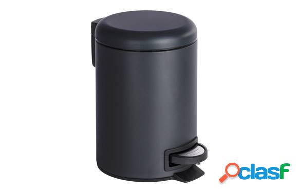 Cubo de basura 3L Wenko Leman Negro