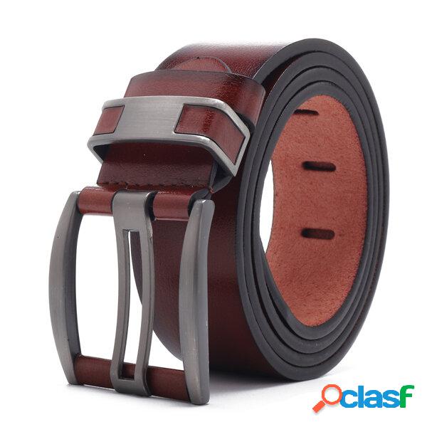 Cuero con hebilla de aleación comercial de 108 cm Cinturón