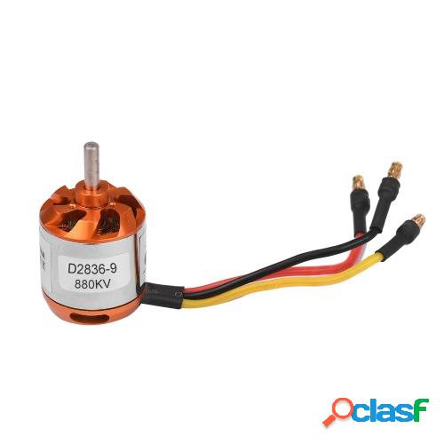 D2836-6 1500KV Motor sin escobillas Outrunner de alto