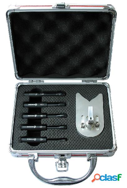 DRONCO 4000600 - Juego 5 brocas en maletín aluminio