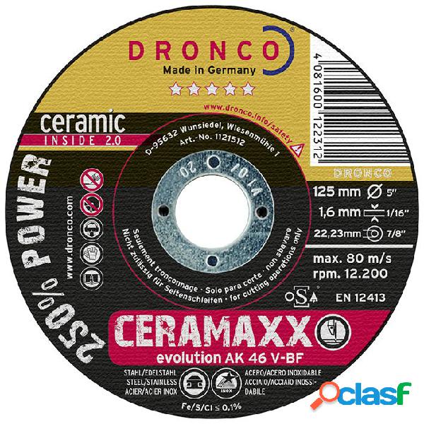 DRONCO AK46V-115x1,6 - Disco de corte ultra rápido CeraMaxx