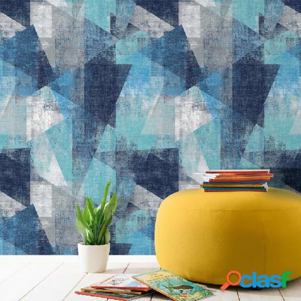 DUTCH WALLCOVERINGS Papel pintado Perspectives azul