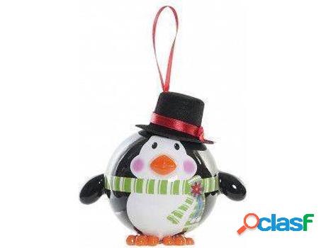 Decoracion Navideña HOGAR Y MÁS Bola De Pingui Led