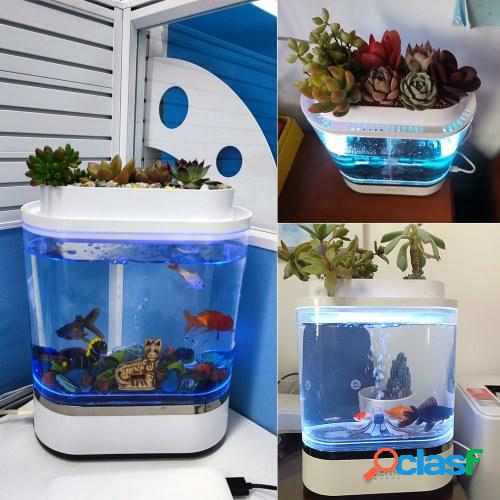 Desgeo Amphibious Fishbowl Pro 1.5L Flor y cultivo de peces