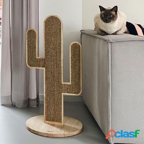 Designed by Lotte Poste rascador para gatos Cactus de madera
