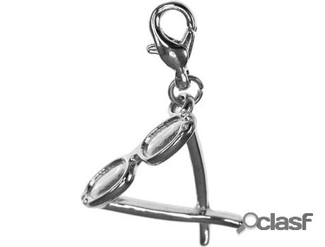 Dije SC_CRYSTAL (bañado a rodio - 14 mm x 18 mm)