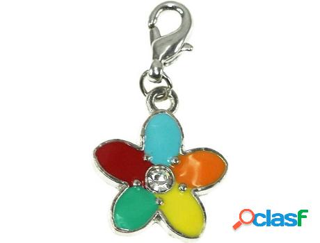 Dije SC_CRYSTAL (bañado a rodio - 19 mm x 16 mm)