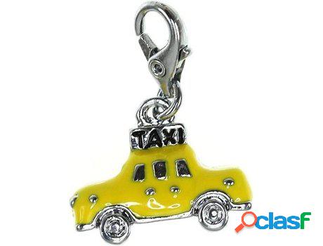 Dije SC_CRYSTAL (bañado a rodio - Amarillo - 12 mm x 19 mm)