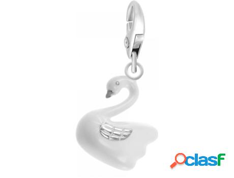 Dije SC_CRYSTAL (bañado a rodio - Blanco - 23 mm x 19 mm)