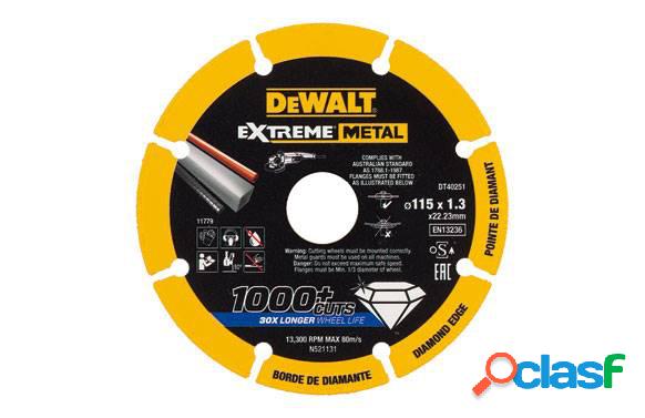 Disco Diamante Corte Metales Dewalt Diam. 115 X 1,3 Mm