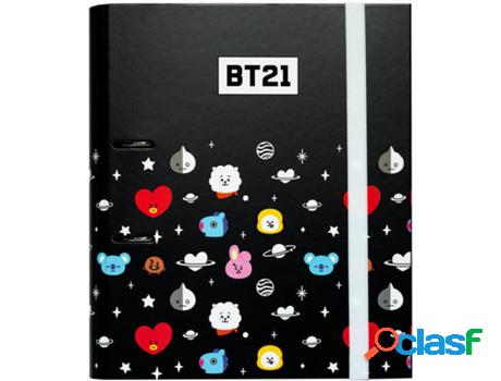 Dossier BT21 Premium (Negro - 2 Anillos)