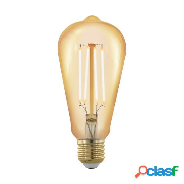 EGLO Bombilla LED ajustable Golden Age 4 W 6,4 cm 11696