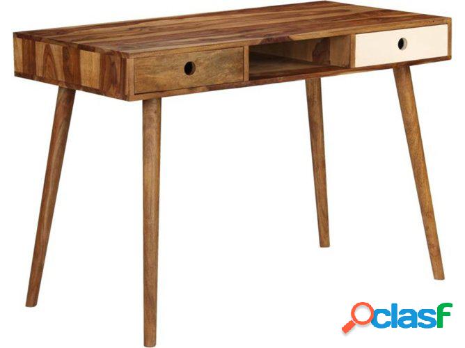Escritorio VIDAXL Madera Sheesham Maciza 110x55x76cm