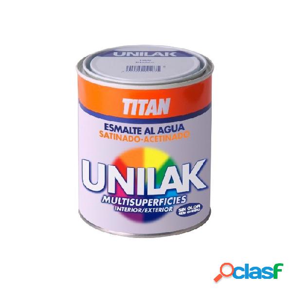 Esmalte laca universal al agua Unilak Blanco Satinado 375ml