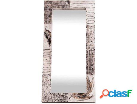 Espejo Artesanal LOHOART Decapé (Plata - 150 x 70 cm)