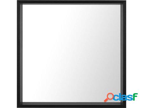 Espejo de Pared Brignoles (Negro - Material Sintético