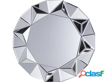 Espejo de Pared Habay (Plateado - MDF -3x70x70 cm)