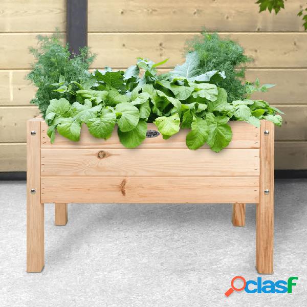 Esschert Design Mesa de cultivo para niños color natural 65