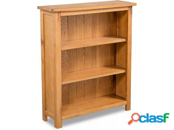 Estante VIDAXL 3 Estanterías 70x22,5x82 cm madera roble